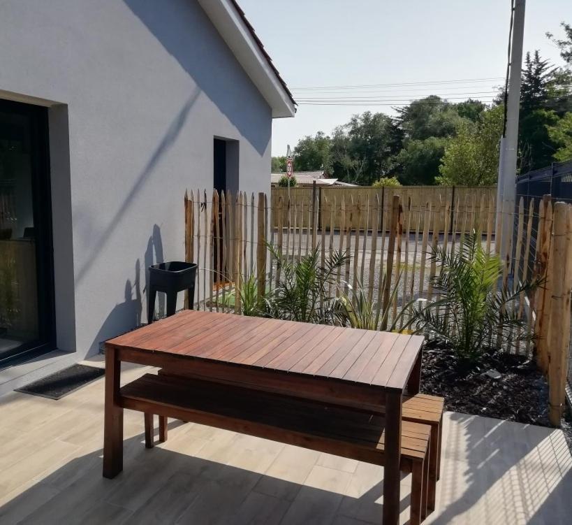 Charmante Maison Neuve Au Lac D'Hourtin Exteriör bild